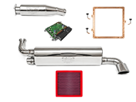 Fabspeed Exhaust Performance Package, Single Outlet WITH DME Upgrade. Porsche 964 Carrera (1989-1994) - 96411104504, 96411104205, 96411321306, 96411321310, 96411321316, 96411321317, 96411104605 - FS.POR.964.MAXS, FS.POR.964.CB, FS.POR.964.ABX, FS.POR.964.DME, FB197/08